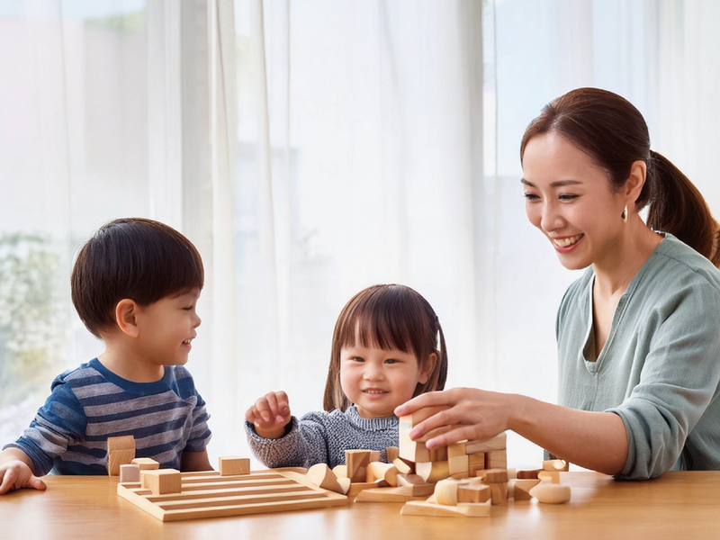 親子で楽しく：親子で楽しむ知育おもちゃ