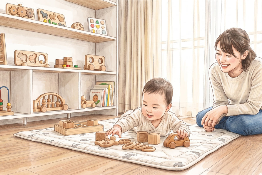 知育おもちゃはいつから与えるのが正解？新生児から始めるべき理由とレンタルという選択肢