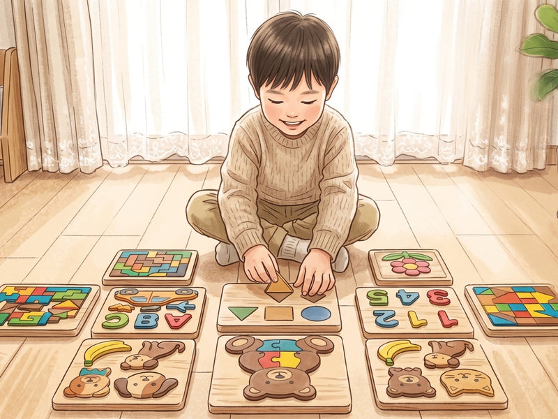 パズル・型はめは買うと損？すぐに飽きるおもちゃこそ、レンタルで難易度を上げ続けるのもアリ
