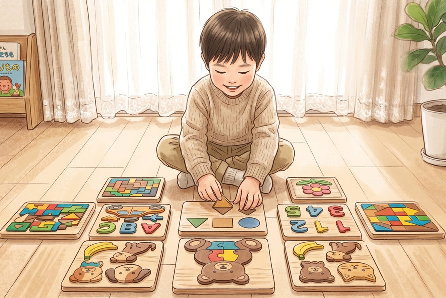 パズル・型はめは買うと損？すぐに飽きるおもちゃこそ、レンタルで難易度を上げ続けるのもアリ