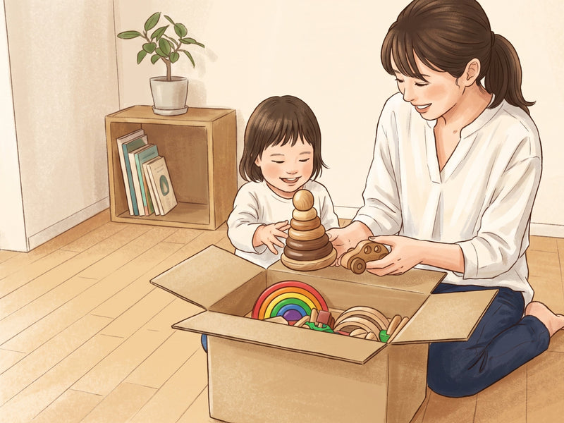 「おもちゃは買わない」が新常識？ミニマリストの観点で見る木のおもちゃレンタルを選ぶ3つの理由