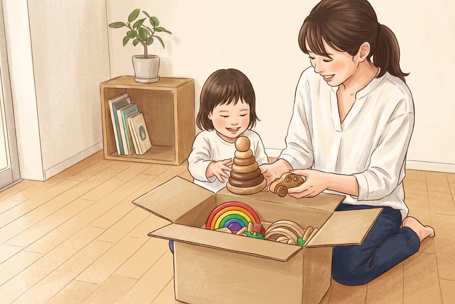 「おもちゃは買わない」が新常識？ミニマリストの観点で見る木のおもちゃレンタルを選ぶ3つの理由